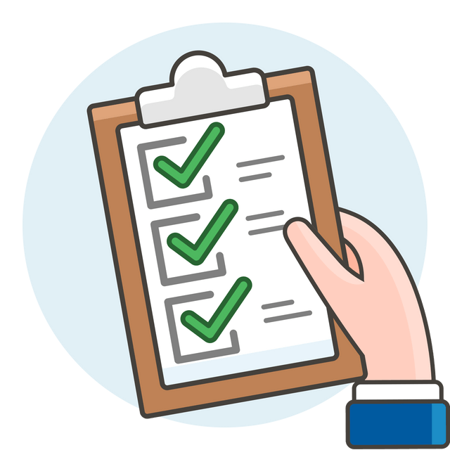 liste de tâches complétées