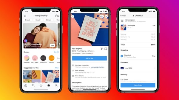 Instagram-shop-exemple